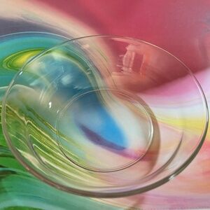 VINTAGE arcoroc Bowl Clear Glass 6"